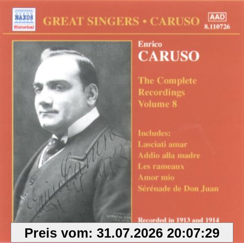 Enrico Caruso Complete Recordings Vol. 8