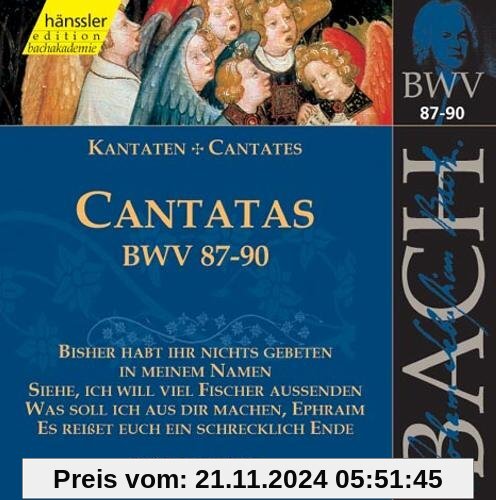 Edition Bachakademie Vol. 28 (Kantaten BWV 87-90)