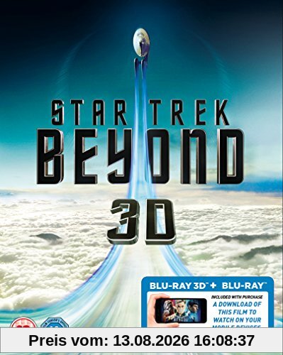 Star Trek Beyond (Blu-ray 3D + Blu-ray + Digital Download) [2016] UK-Import, Sprache-Englisch