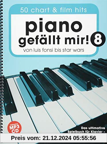 Piano Gefällt Mir! 8 (Notenbuch Spiralbindung & CD): Noten, Songbook, CD für Klavier