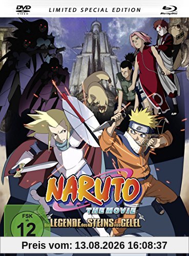 Naruto - The Movie 2: Die Legende des Steins von Gelel (Limited Special Edition im Mediabook inkl. DVD + Blu-ray) [Limited Edition]