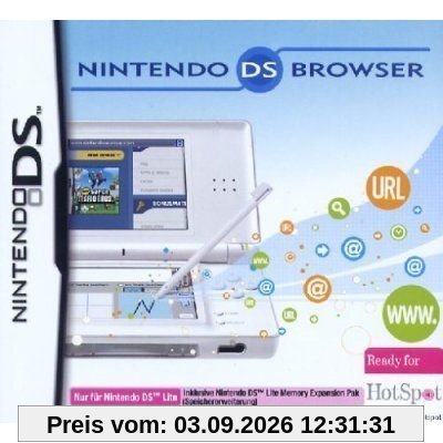 Nintendo DS Lite - Browser inkl. Memory Expansion Pack