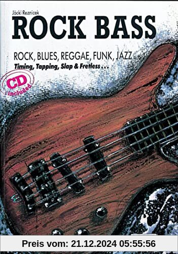 Rock Bass: Rock, Blues, Reaggae, Funk, Jazz. Timing-Topping-Slap und Fretless: Rock, Blues, Reggae, Funk, Jazz u.a. Timi