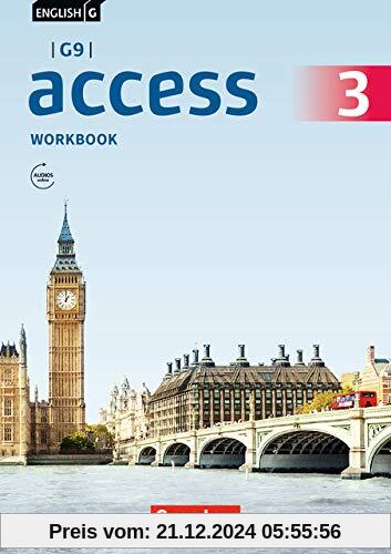 English G Access - G9 - Ausgabe 2019: Band 3: 7. Schuljahr - Workbook mit Audios online