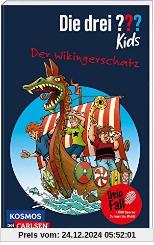 Die drei ??? Kids Dein Fall: Der Wikingerschatz: Mysteriöser Mitratekrimi ab 8 Jahren!