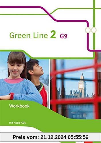 Green Line / 7. Klasse G 9: Workbook + 2 Audio-CDs