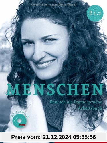 Menschen B1/2: Deutsch als Fremdsprache / Arbeitsbuch mit Audio-CD