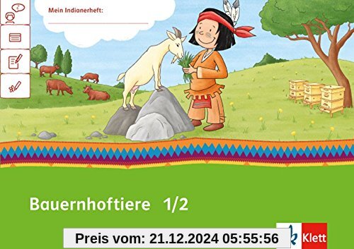 Mein Indianerheft / Bauernhoftiere: Arbeitsheft Klasse 1/2