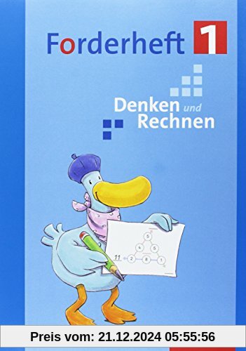 Denken und Rechnen - Allgemeine Ausgabe 2017: Forderheft 1