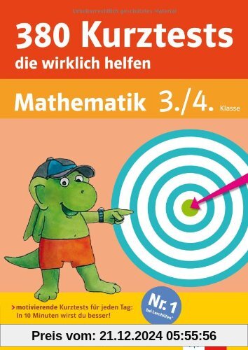 380 Kurztests, die wirklich helfen Mathematik 3./4. Klasse