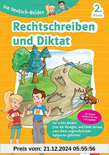 Klett Die Deutsch-Helden Diktat und Rechtschreibung 2. Klasse: Grundschule