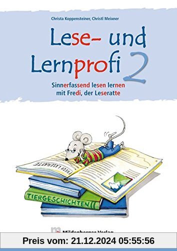 Lese- und Lernprofi 2 - Schülerarbeitsheft - silbierte Ausgabe: Sinnerfassend lesen lernen mit Fredi, der Leseratte, Kla