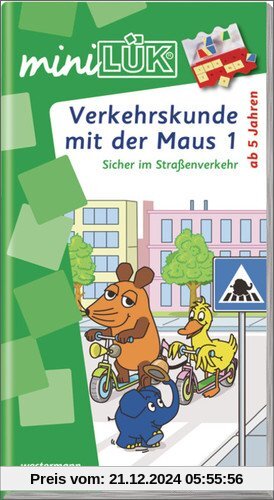 miniLÜK: Verkehrskunde mit der Maus 1: Sicher im Straßenverkehr für Kinder ab 5 Jahren