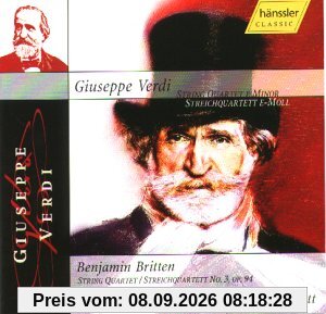 Streichquartette Von Verdi, Britten und Rabenschlag