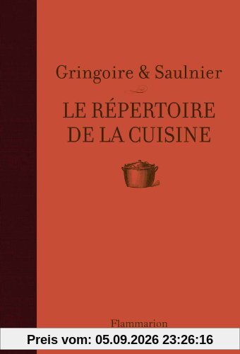 Le répertoire de la cuisine