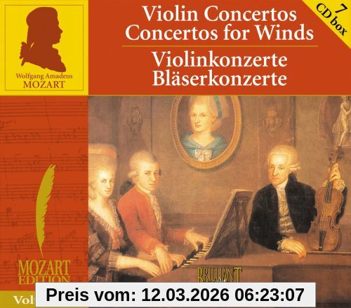 Various Mozart Edition, Vol.1, Violin & Wind Concertos / Violinkonzerte / Bläserkonzerte