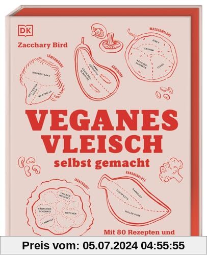 Veganes Vleisch selbst gemacht: Mit 80 Rezepten und über 30 Techniken. Standardwerk mit genial einfachen Techniken zur H