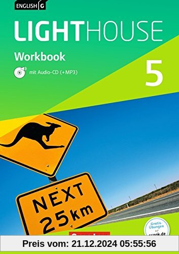 English G LIGHTHOUSE - Allgemeine Ausgabe: Band 5: 9. Schuljahr - Workbook mit CD