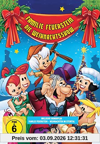 Familie Feuerstein - Die Weihnachtsshow mit Fred Feuerstein + Bonusfilm: Weihnachten im Steintal