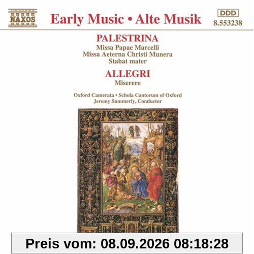 Geistliche Chorwerke von Palestrina und Allegri