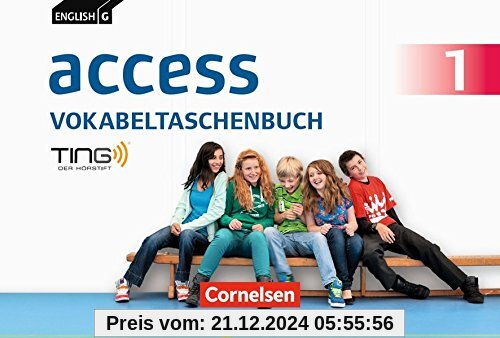 English G Access - Allgemeine Ausgabe: Band 1: 5. Schuljahr - Vokabeltaschenbuch: TING-fähig