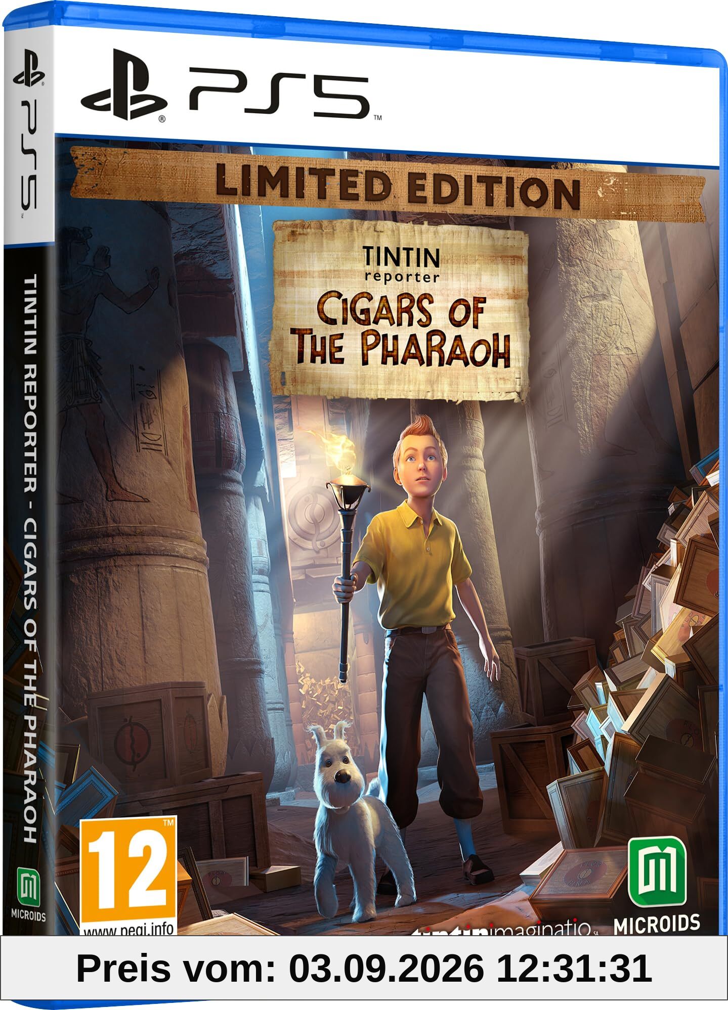 Tintin Reporter Cigars of the Pharaoh