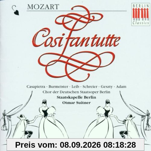 Mozart: Cosi Fan Tutte (Gesamtaufnahme) (ital.)