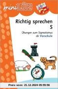 miniLÜK: Richtig sprechen S: Übungen zum Sigmatismus ab Vorschule