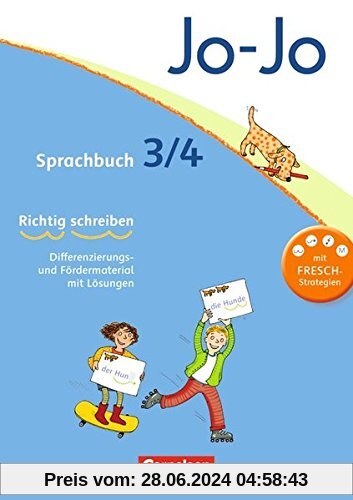 Jo-Jo Sprachbuch - Aktuelle allgemeine Ausgabe: 3./4. Schuljahr - Arbeitsblock