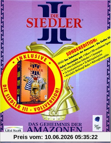 Die Siedler III: Das Geheimnis der Amazonen - Sonderedition inkl. Die Siedler III Vollversion [Software Pyramide]