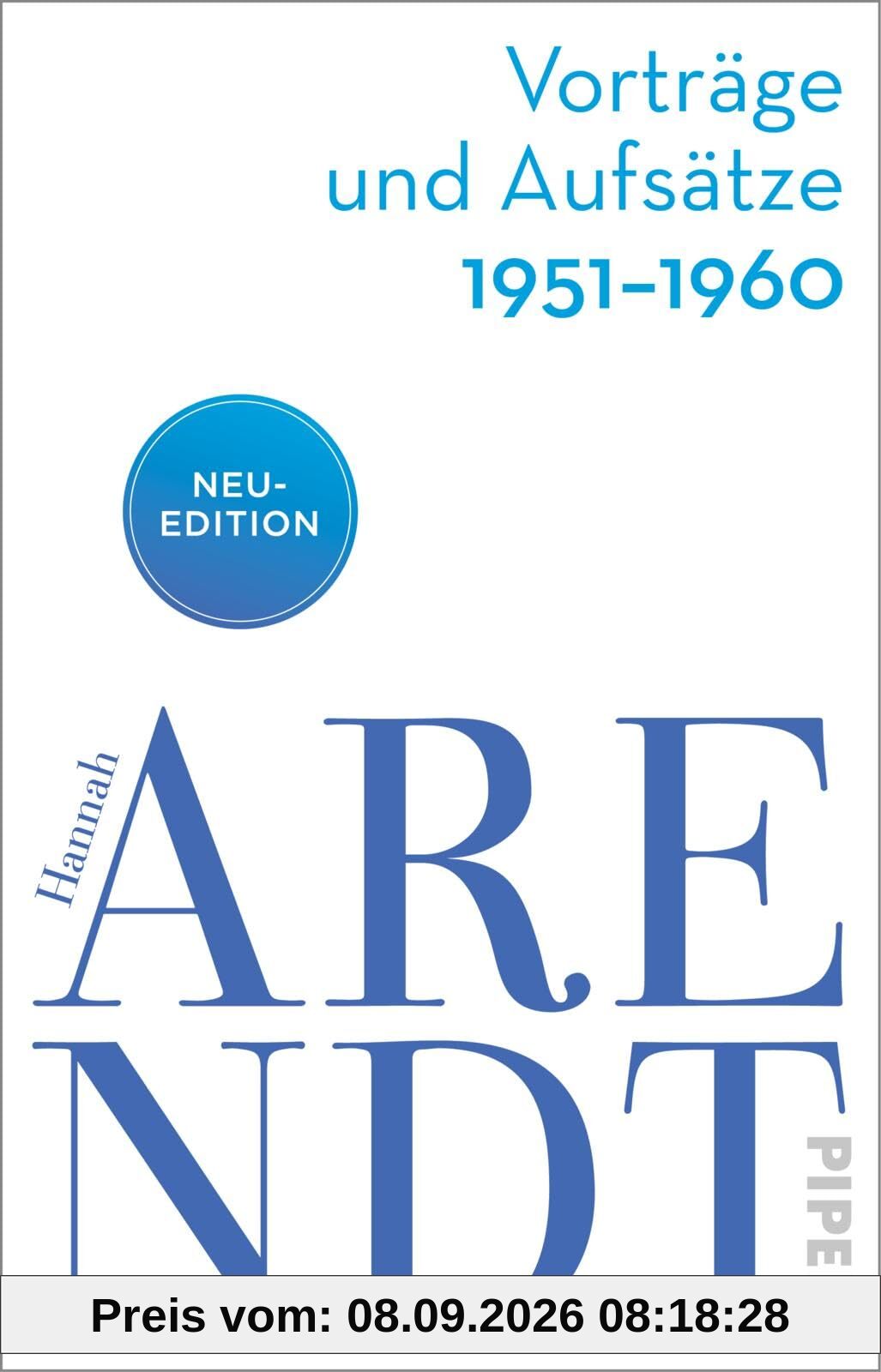 Vorträge und Aufsätze 1951–1960