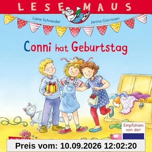 LESEMAUS: Conni hat Geburtstag: Modernisierte Neuausgabe des Conni-Bilderbuchklassikers