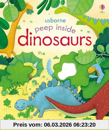 Anna Milbourne Peep Inside, Dinosaurs