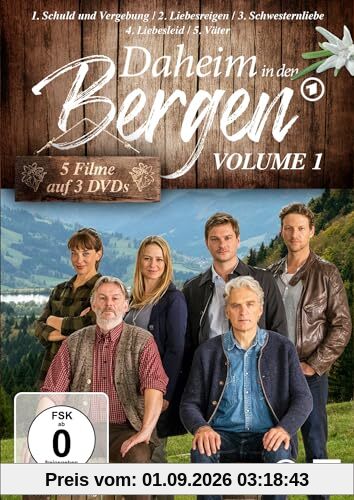 Daheim in den Bergen, Vol. 1 / Die ersten 5 Spielfilmfolgen der beliebten Alpensaga [3 DVDs]