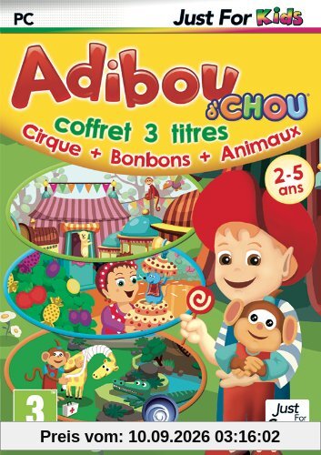 Adiboud'Chou au Cirque + Adiboud'Chou au Pays des Bonbons + Adiboud'Chou : soigne les animaux