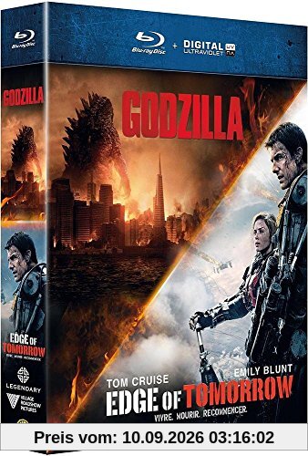 Coffret edge of tomorrow ; godzilla [Blu-ray] [FR Import]