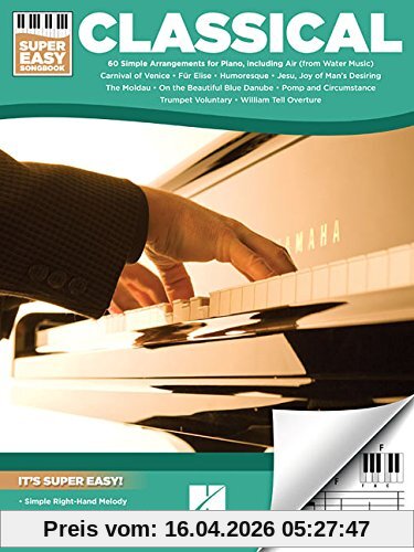 Classical - Super Easy Songbook (Piano Songbook): Noten, Lehrmaterial für Klavier