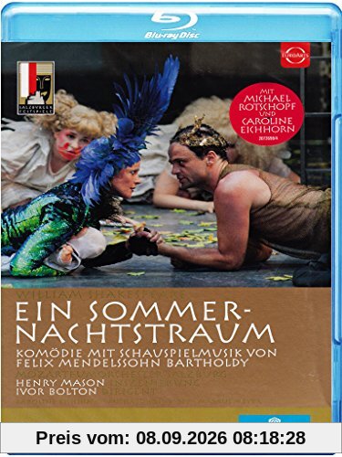 SHAKESPEARE/MENDELSSOHN BARTHOLDY: Ein Sommernachtstraum (live aus dem Residenzhof, Salzburg, 2013) [Blu-ray]