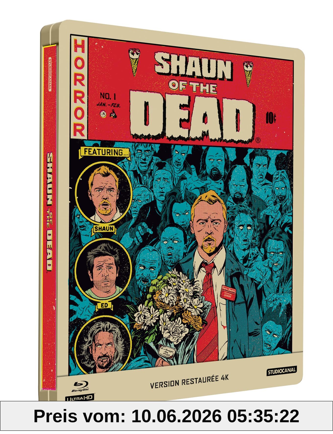 SHAUN OF THE DEAD - COMBO UHD 4K + BD - STEELBOOK - EDITION LIMITEE