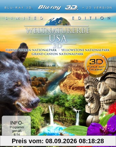 Weltnaturerbe USA 3D [Limited Edition] [3D Blu-ray]