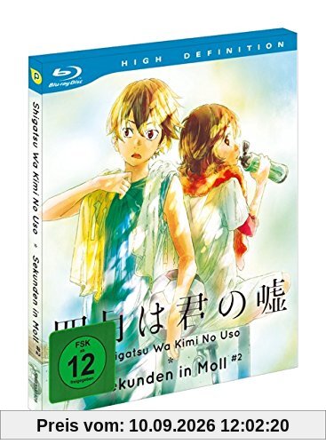 Shigatsu Wa Kimi No Uso - Sekunden in Moll Vol. 2 Ep. 7-11 [Blu-ray] (inkl. Notenblätter)