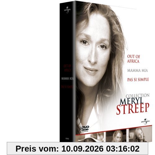 Coffret meyl streep : out of africa ; mamma mia ; pas si simple [FR Import]