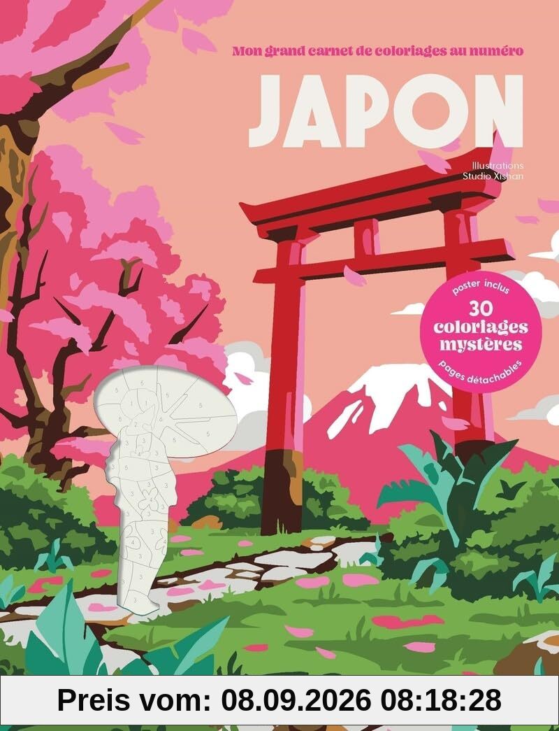 Coloriages au numéro : Japon