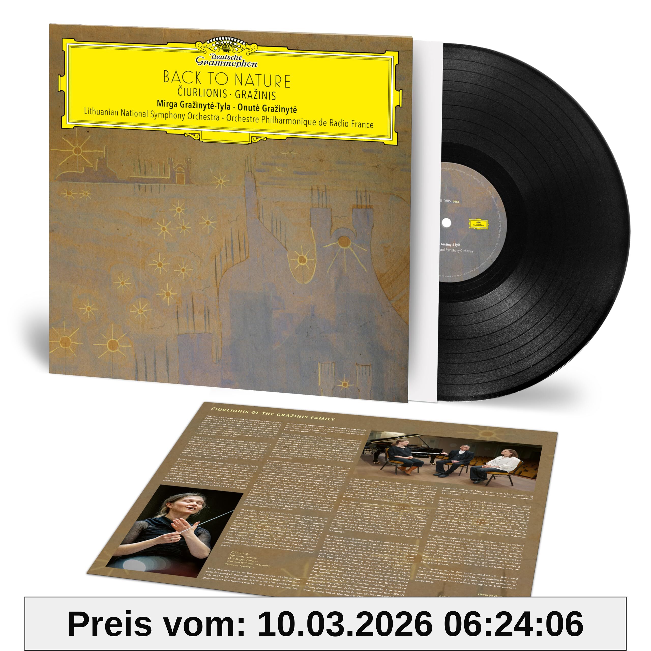 Mirga Grazinyte-Tyla Back To Nature, Ciurlionis - Grazinis [Vinyl Lp]