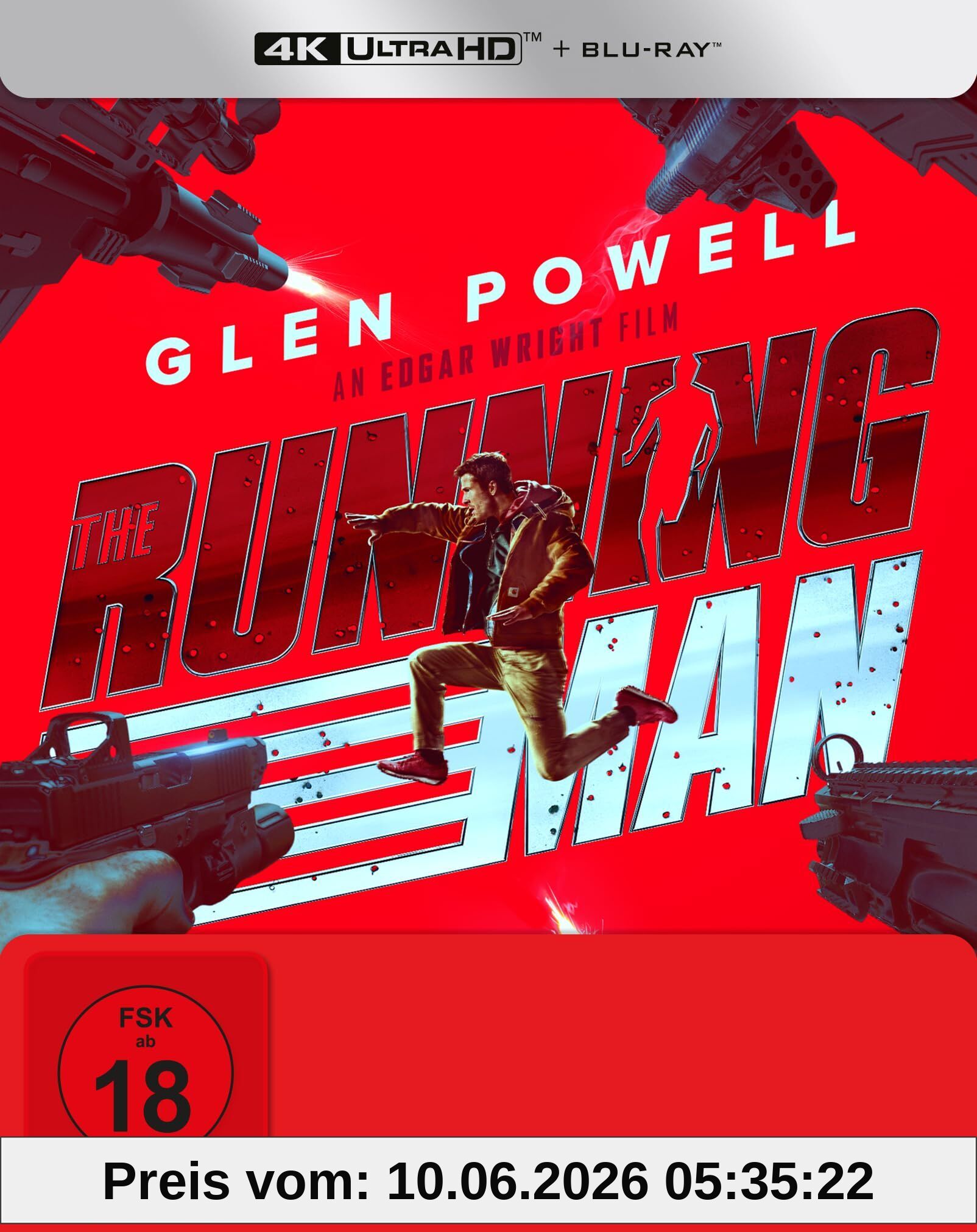 The Running Man (2025). UHD + Blu-ray (Limited Steelbook)