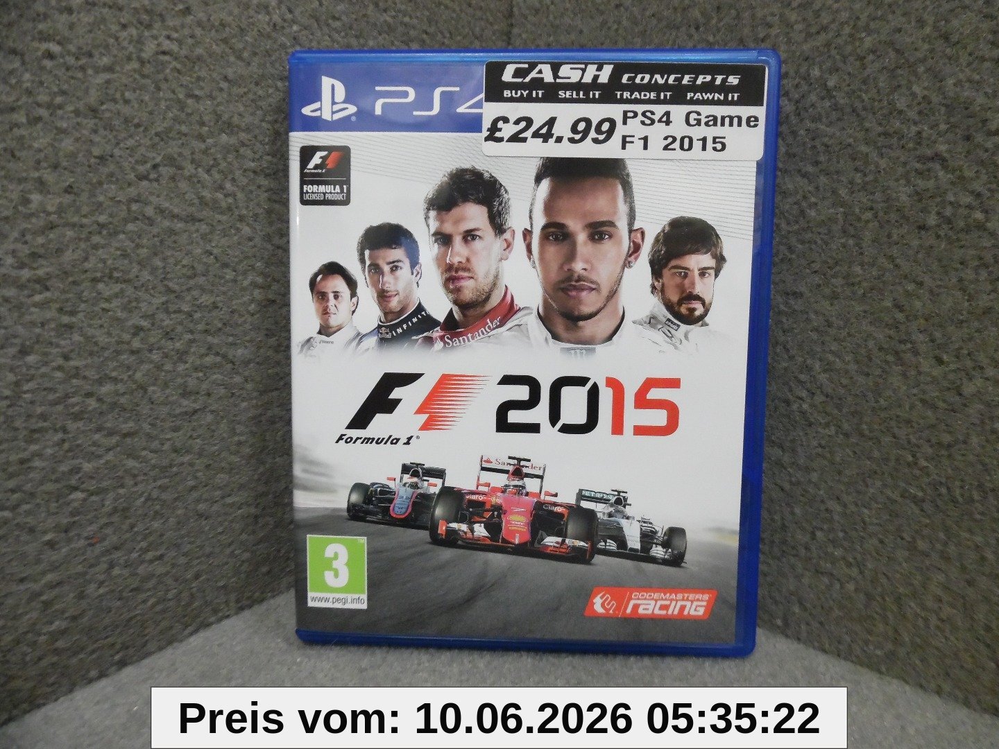 Formula 1 F1 2015 (Playstation 4) [UK IMPORT]