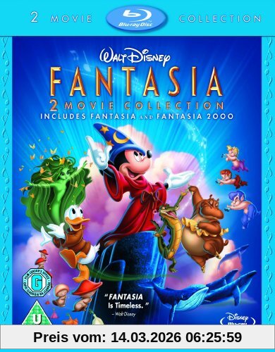 unbekannt Fantasia / Fantasia 2000 [Blu-Ray]