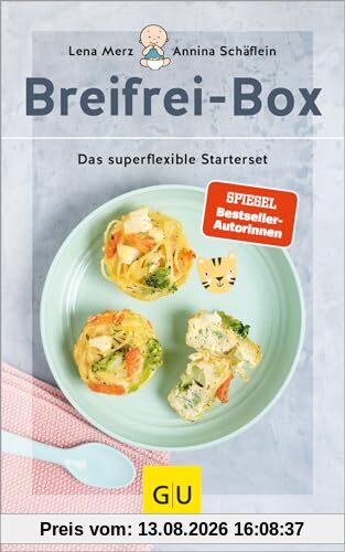 Die Breifrei-Box: Das superflexible Starterset mit 40 Rezeptkarten, 7 Wissens- und 4 Motivationskarten zu breifrei, 1 Booklet und 2 Monatsplänen (GU Familienküche)