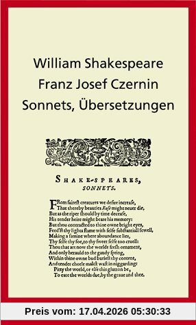 Sonnets, Übersetzungen: Zweisprachige Ausgabe