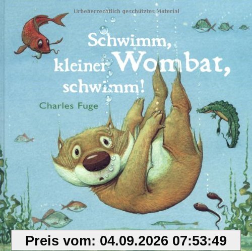 Schwimm, kleiner Wombat, schwimm!